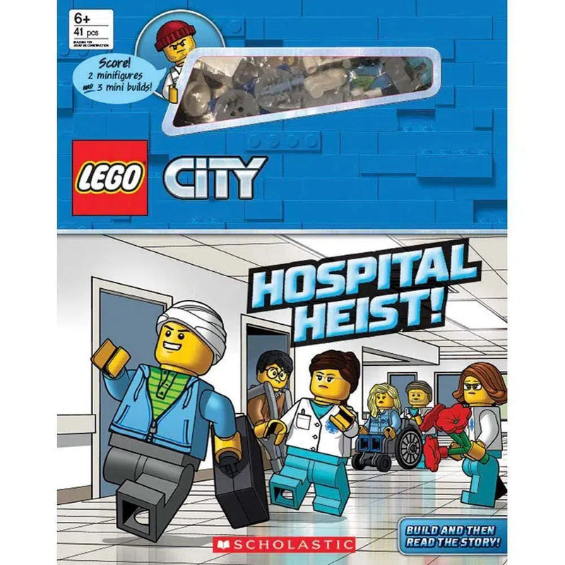 LEGO City - Hospital Heist! (Hardback with Minifigure and Minibuilds) Scholastic