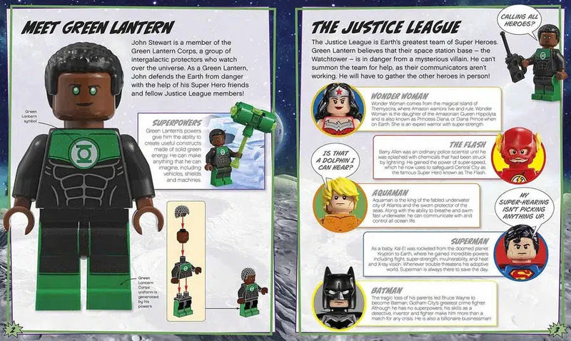 LEGO DC Comics Super Heroes Build Your Own Adventure (Hardback with Minifigure) DK UK