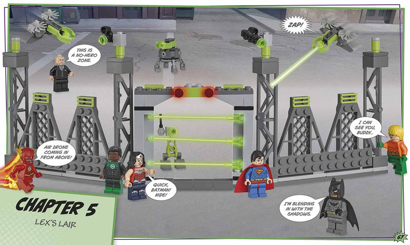 LEGO DC Comics Super Heroes Build Your Own Adventure (Hardback with Minifigure) DK UK