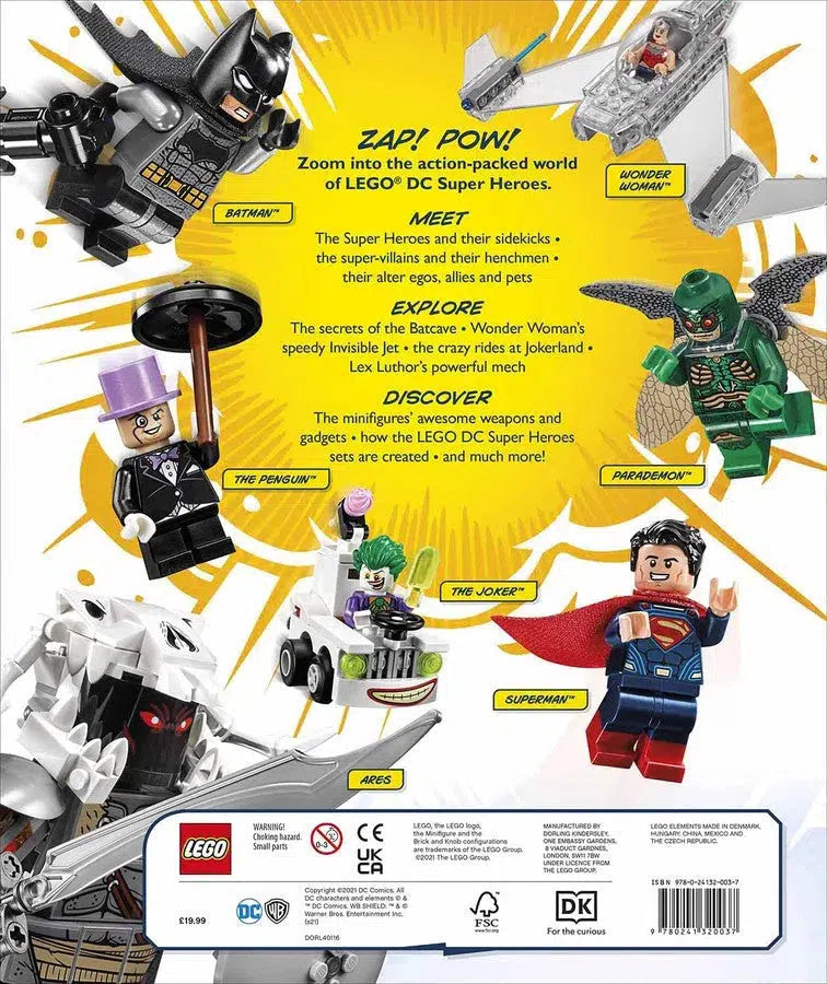 LEGO DC Comics Super Heroes Visual Dictionary (Hardback with Minifigure) DK UK