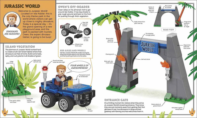 LEGO Jurassic World Build Your Own Adventure (Hardback with Minifigure) DK UK