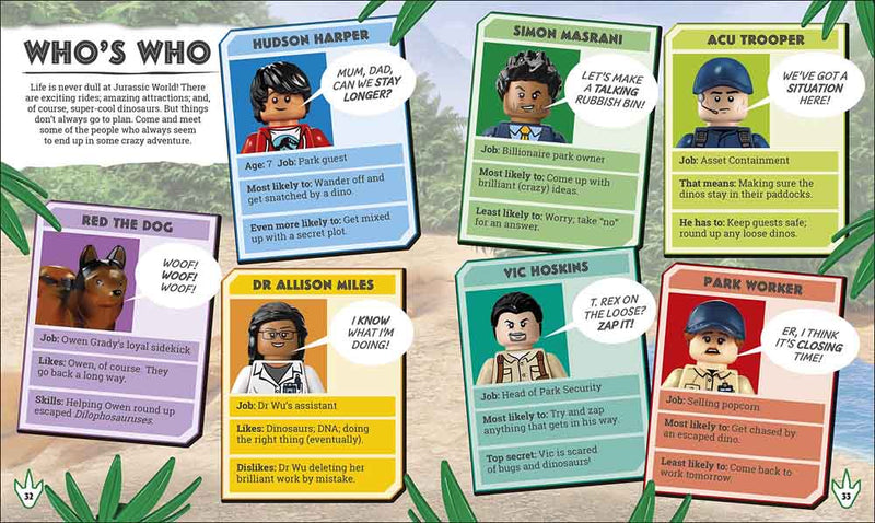 LEGO Jurassic World The Dino Files - 買書書 BuyBookBook