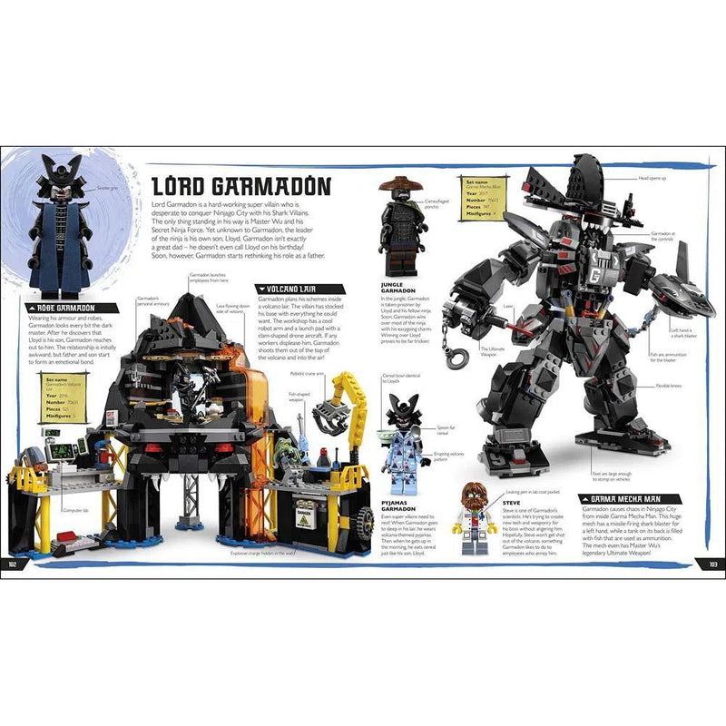 LEGO Ninjago Visual Dictionary (Hardback with Minifigure) DK UK