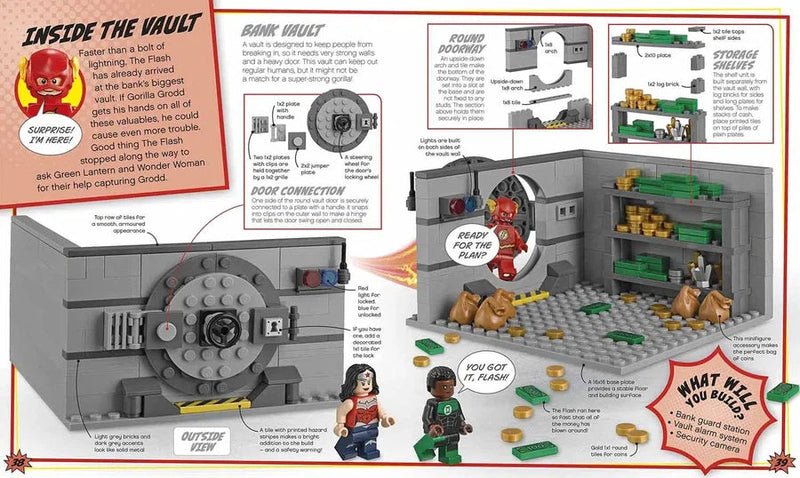 LEGO DC Comics Super Heroes Build Your Own Adventure (Hardback with Minifigure) DK UK