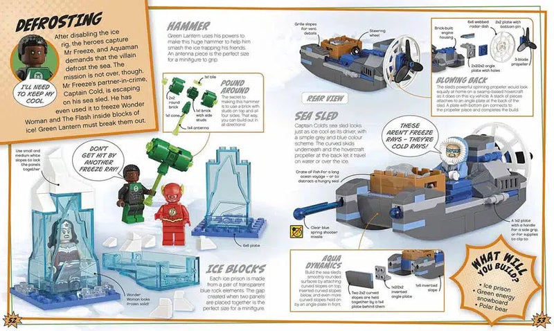 LEGO DC Comics Super Heroes Build Your Own Adventure (Hardback with Minifigure) DK UK