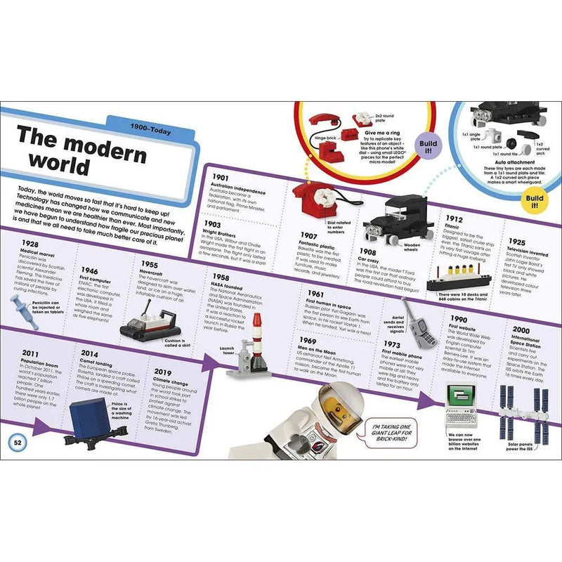 LEGO Epic History (Hardback with Minifigure) DK UK