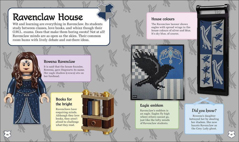 LEGO Harry Potter A Spellbinding Guide to Hogwarts Houses-Nonfiction: 興趣遊戲 Hobby and Interest-買書書 BuyBookBook