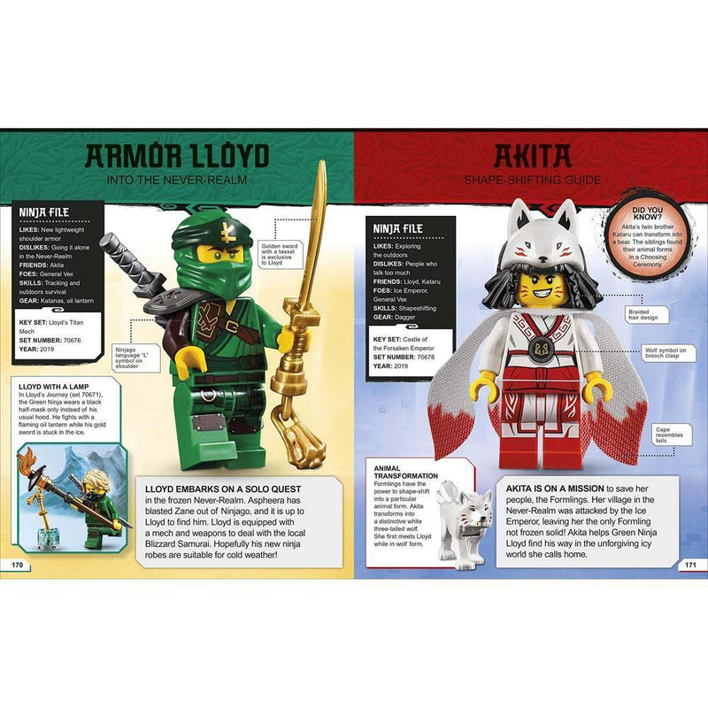 LEGO Ninjago Character Encyclopedia (Hardback with Minifigure) DK US