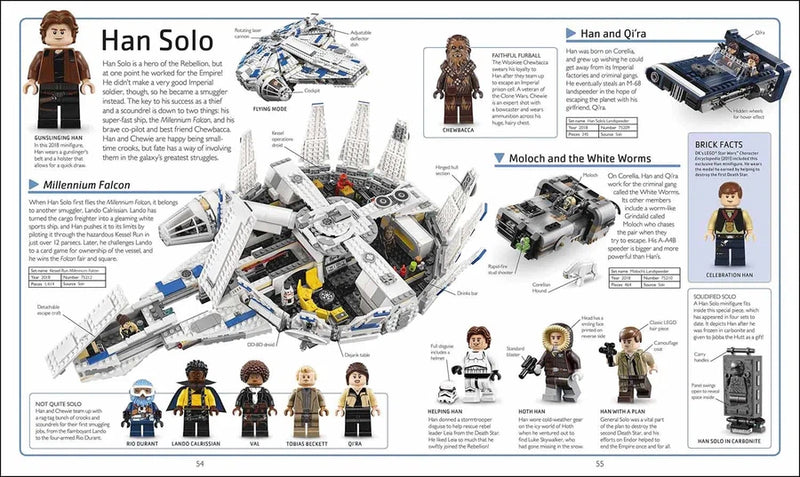 LEGO Star Wars Visual Dictionary (New Edition) (Hardback with Minifigure) DK UK