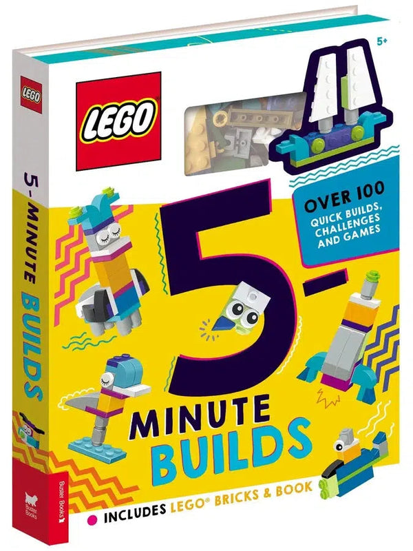 LEGO® Books: Five-Minute Builds-Children’s interactive and activity books and kits-買書書 BuyBookBook