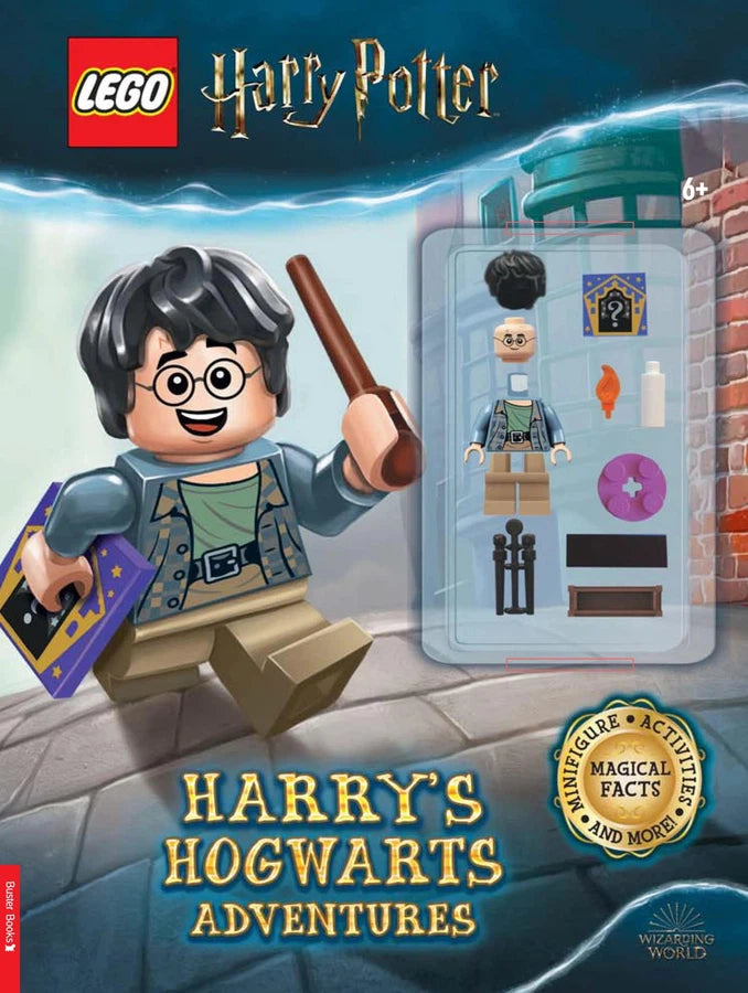 LEGO® Harry Potter™: Harry's Hogwarts Adventures (with LEGO® Harry Potter™ minifigure)-Children’s interactive and activity books and kits-買書書 BuyBookBook