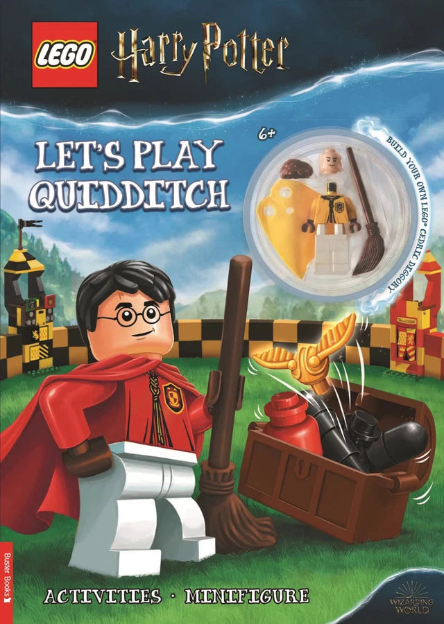 LEGO® Harry Potter™: Let's Play Quidditch Activity Book (with Cedric Diggory minifigure)-Children’s / Teenage general interest: Hobbies, quizzes, toys and games-買書書 BuyBookBook