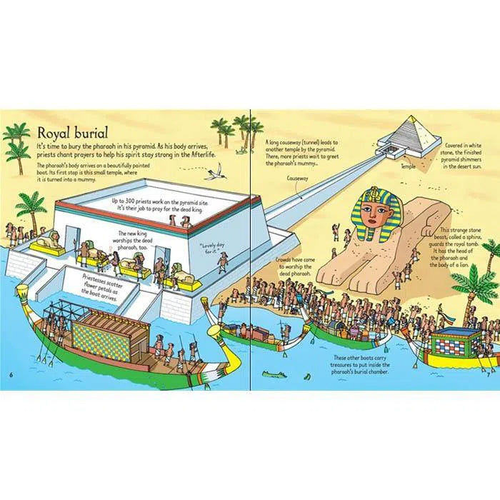 Look inside Mummies and Pyramids Usborne