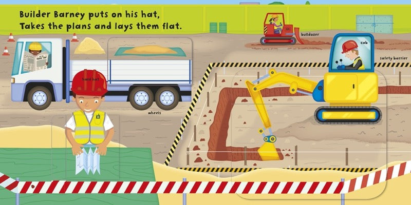 Ladybird lift-the-flap book: Busy Building Site - 買書書 BuyBookBook