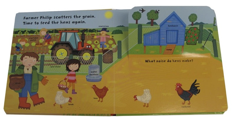 Ladybird lift-the-flap book: Busy Farm - 買書書 BuyBookBook