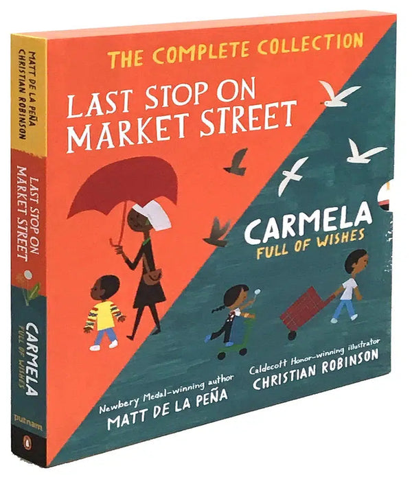 Last Stop on Market Street and Carmela Full of Wishes Box Set-Children’s / Teenage fiction: Family and home stories-買書書 BuyBookBook