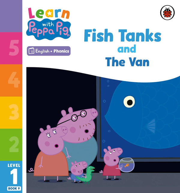 Learn with Peppa Phonics Level 1 Book 9 – Fish Tanks and The Van (Phonics Reader)-Educational: First / native language: Readers and reading schemes-買書書 BuyBookBook