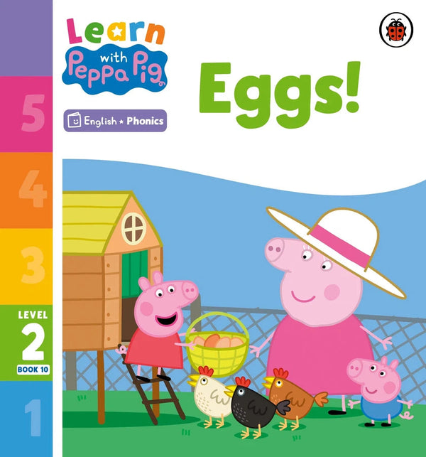 Learn with Peppa Phonics Level 2 Book 10 – Eggs! (Phonics Reader)-Educational: First / native language: Readers and reading schemes-買書書 BuyBookBook