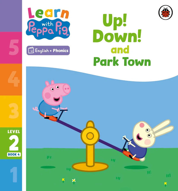 Learn with Peppa Phonics Level 2 Book 4 – Up! Down! and Park Town (Phonics Reader)-Educational: First / native language: Readers and reading schemes-買書書 BuyBookBook