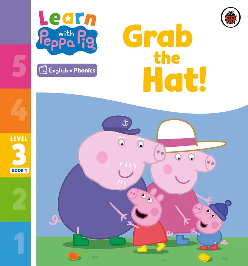 Learn with Peppa Phonics Level 3 Book 1 – Grab the Hat! (Phonics Reader)-Educational: First / native language: Readers and reading schemes-買書書 BuyBookBook