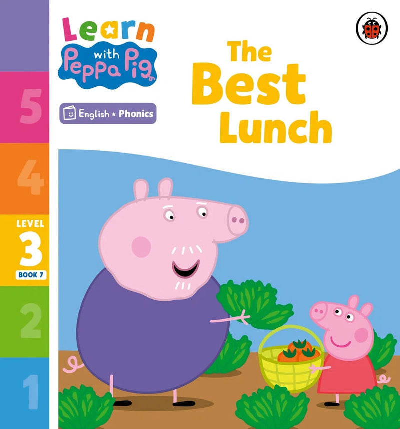 Learn with Peppa Phonics Level 3 Book 7 – The Best Lunch (Phonics Reader)-Educational: First / native language: Readers and reading schemes-買書書 BuyBookBook