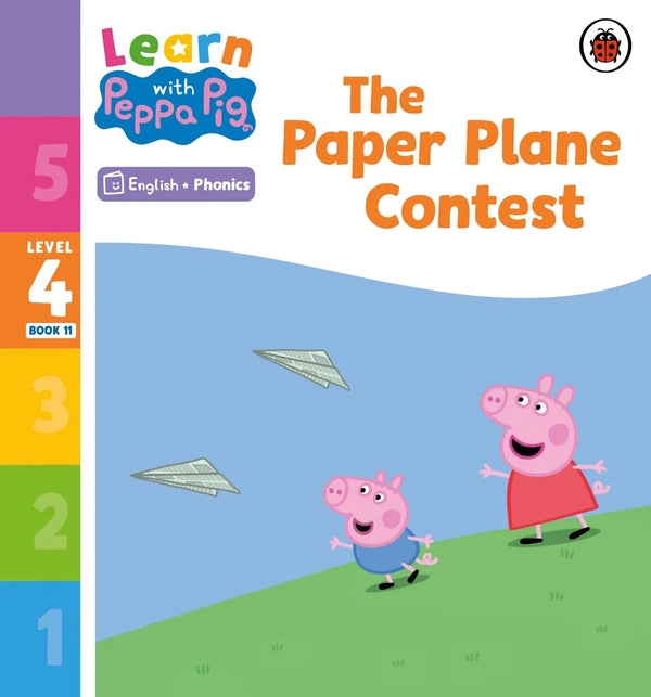 Learn with Peppa Phonics Level 4 Book 11 – The Paper Plane Contest (Phonics Reader)-Educational: First / native language: Readers and reading schemes-買書書 BuyBookBook