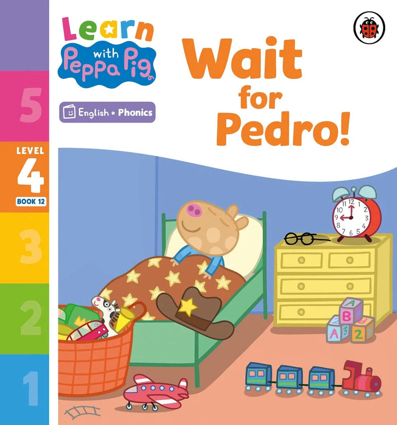 Learn with Peppa Phonics Level 4 Book 12 – Wait for Pedro! (Phonics Reader)-Educational: First / native language: Readers and reading schemes-買書書 BuyBookBook