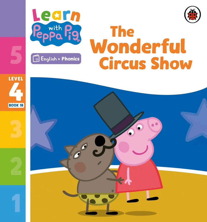 Learn with Peppa Phonics Level 4 Book 18 – The Wonderful Circus Show (Phonics Reader)-Educational: First / native language: Readers and reading schemes-買書書 BuyBookBook