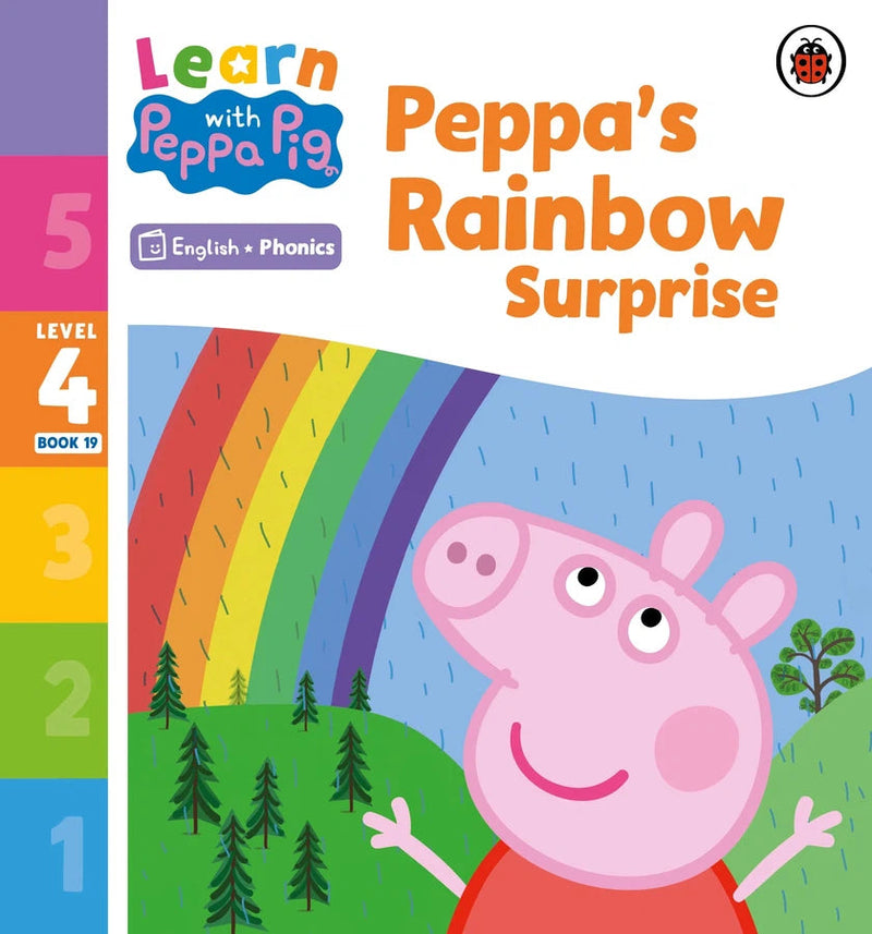 Learn with Peppa Phonics Level 4 Book 19 – Peppa’s Rainbow Surprise (Phonics Reader)-Educational: First / native language: Readers and reading schemes-買書書 BuyBookBook