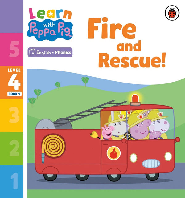 Learn with Peppa Phonics Level 4 Book 9 – Fire and Rescue! (Phonics Reader)-Educational: First / native language: Readers and reading schemes-買書書 BuyBookBook