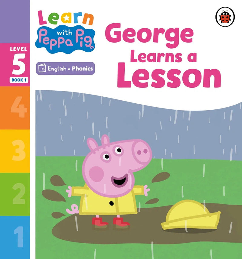 Learn with Peppa Phonics Level 5 Book 1 – George Learns a Lesson (Phonics Reader)-Educational: First / native language: Readers and reading schemes-買書書 BuyBookBook