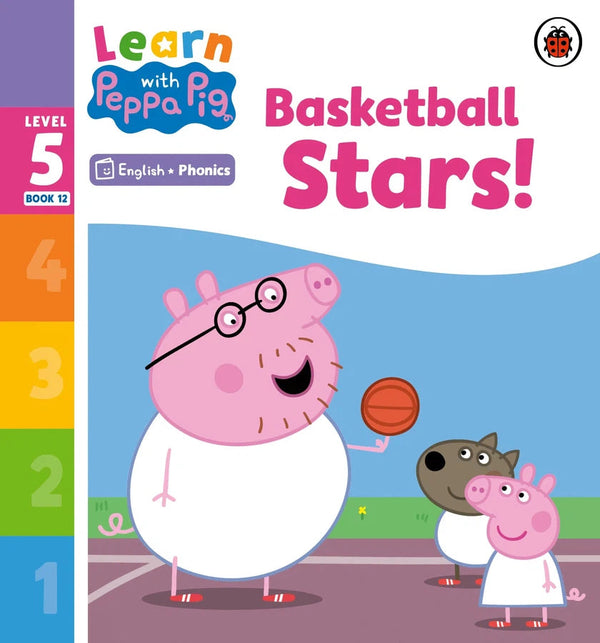 Learn with Peppa Phonics Level 5 Book 12 – Basketball Stars! (Phonics Reader)-Educational: First / native language: Readers and reading schemes-買書書 BuyBookBook