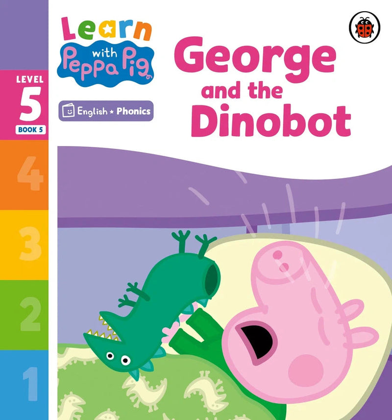 Learn with Peppa Phonics Level 5 Book 5 – George and the Dinobot (Phonics Reader)-Educational: First / native language: Readers and reading schemes-買書書 BuyBookBook