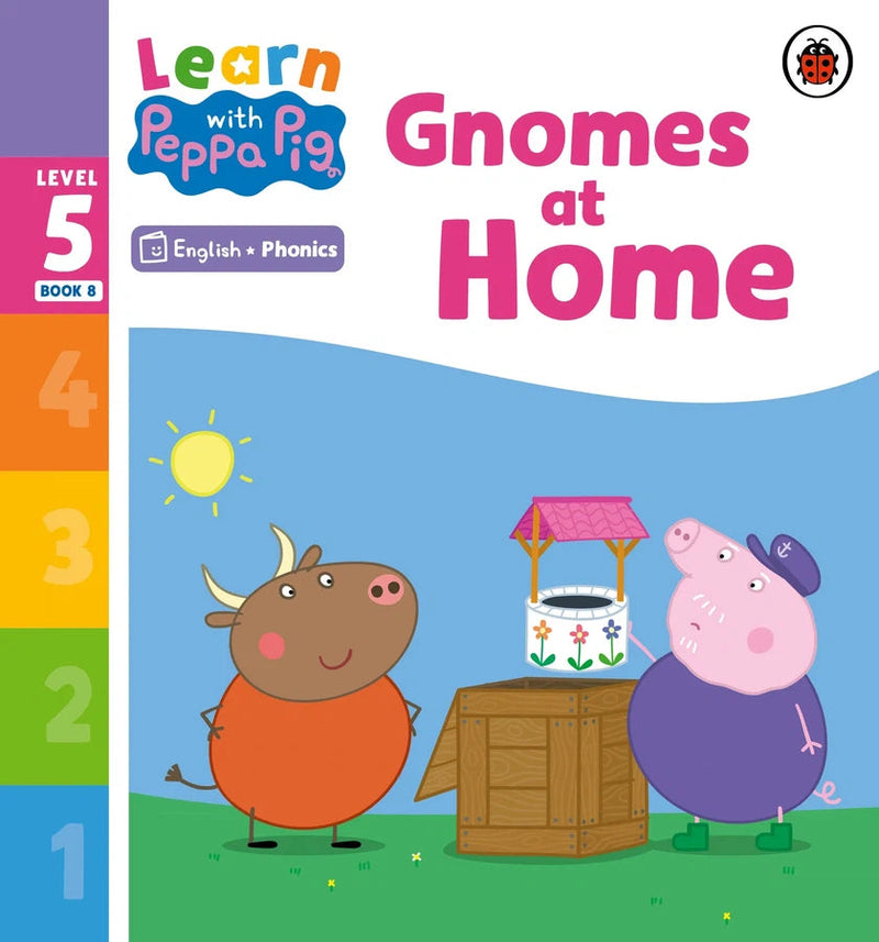 Learn with Peppa Phonics Level 5 Book 8 – Gnomes at Home (Phonics Reader)-Educational: First / native language: Readers and reading schemes-買書書 BuyBookBook