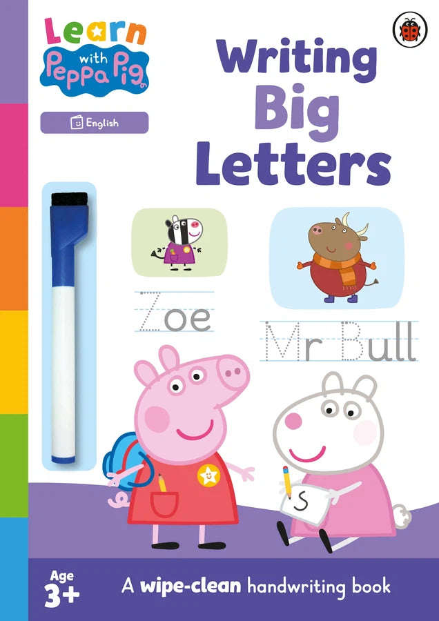 Learn with Peppa: Writing Big Letters-Educational: First / native language: Handwriting skills-買書書 BuyBookBook