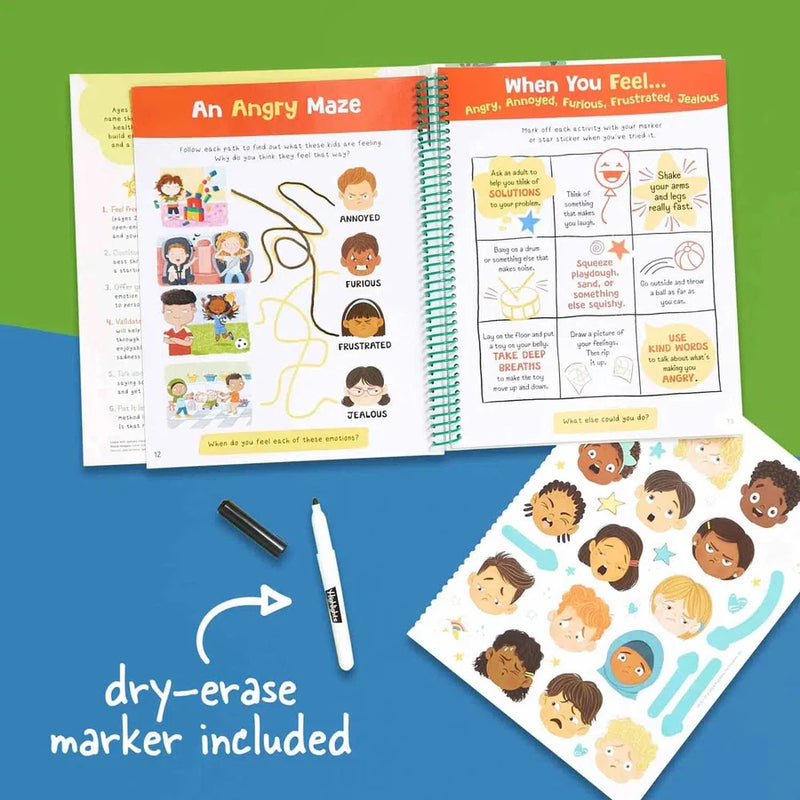 Learning Kindness My Feelings Sticker Book (Highlights)-Activity: 繪畫貼紙 Drawing & Sticker-買書書 BuyBookBook