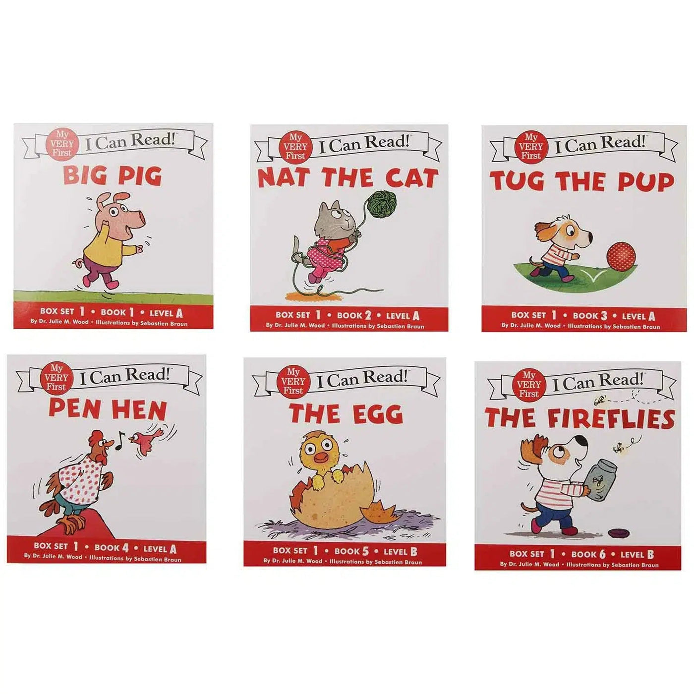 Learn to Read with Tug the Pup and Friends Box Set #01 (I Can Read) (12 Books) Harpercollins US
