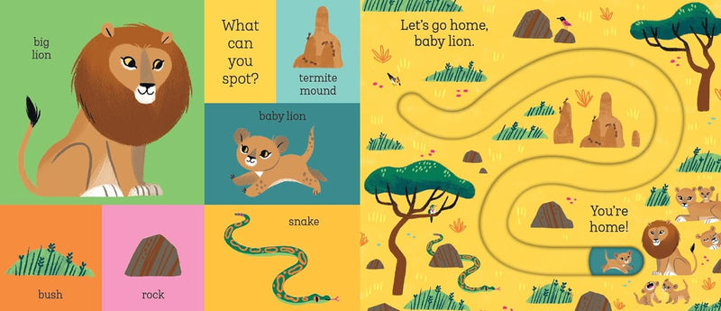 Let's Go Home, Baby Lion (Carolina Búzio)-Nonfiction: 學前基礎 Preschool Basics-買書書 BuyBookBook
