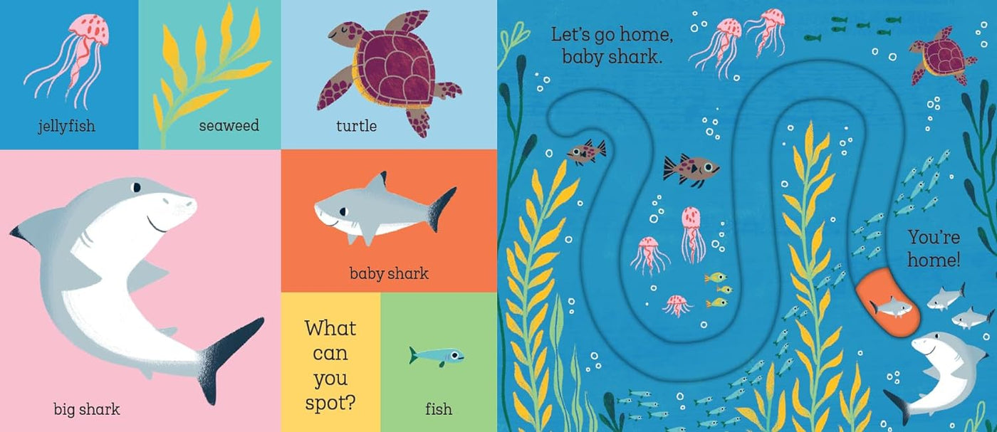 Let's Go Home, Baby Shark (Carolina Búzio)-Nonfiction: 學前基礎 Preschool Basics-買書書 BuyBookBook