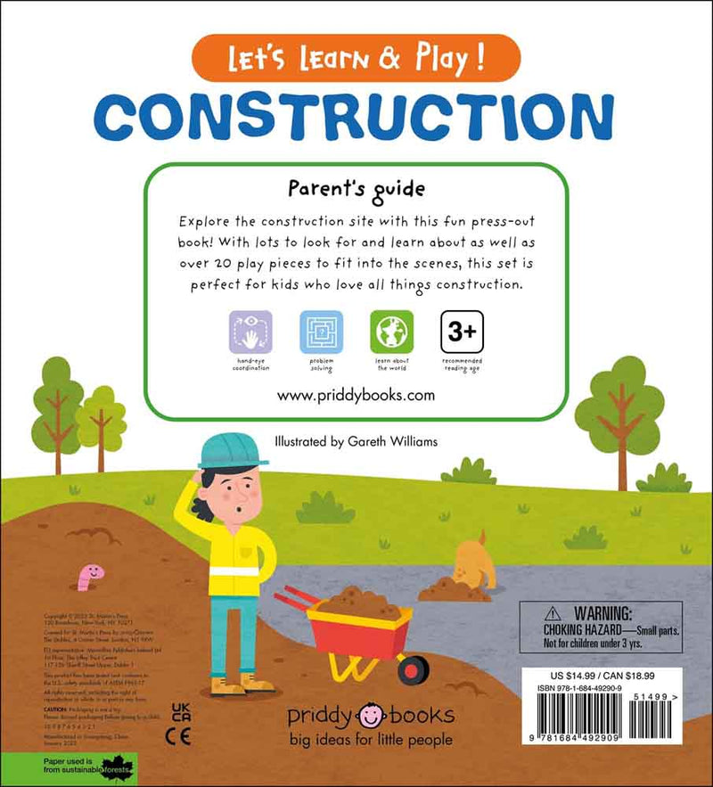 Let's Learn & Play! Construction-Nonfiction: 學前基礎 Preschool Basics-買書書 BuyBookBook