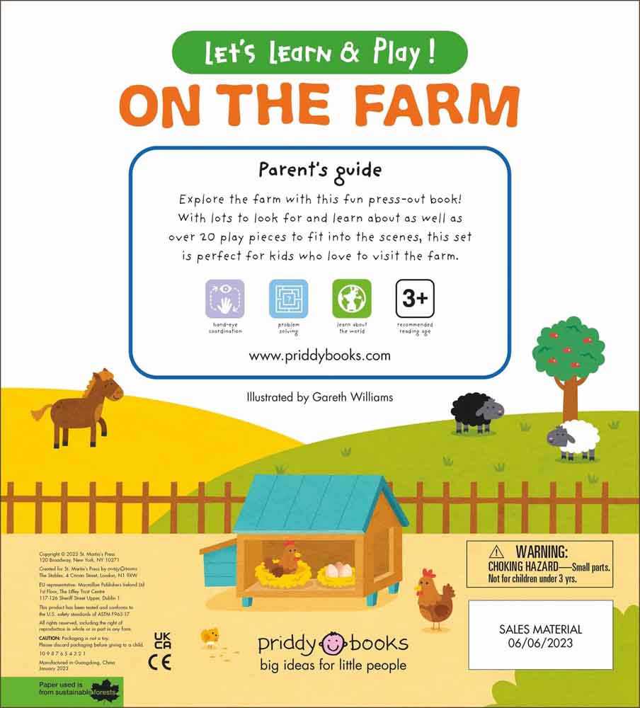 Let's Learn & Play! On the Farm-Nonfiction: 學前基礎 Preschool Basics-買書書 BuyBookBook