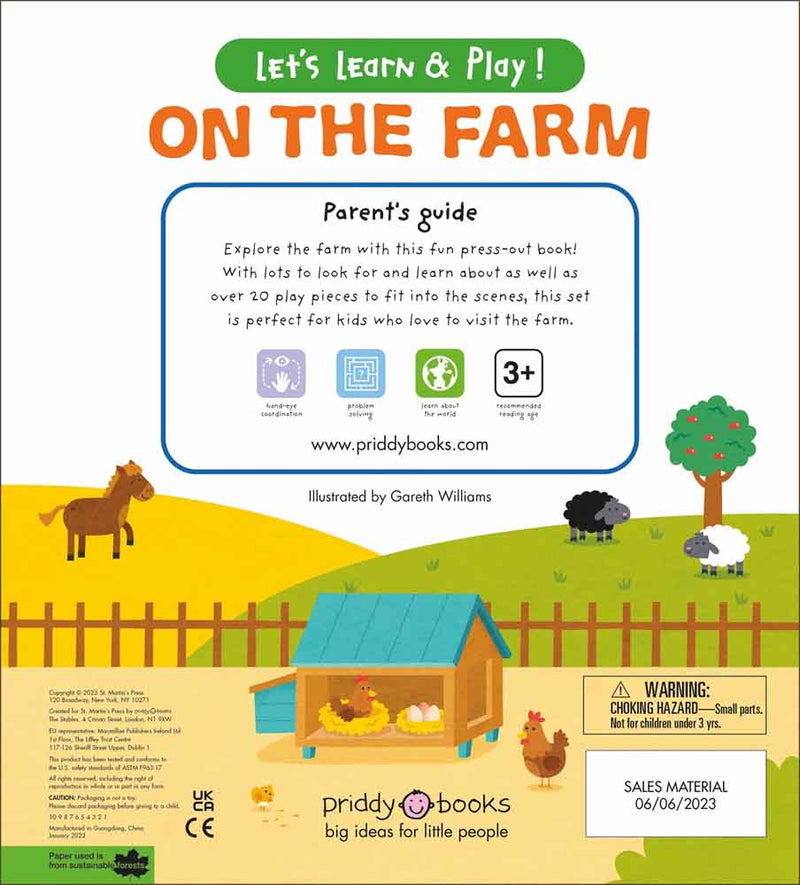 Let's Learn & Play! On the Farm-Nonfiction: 學前基礎 Preschool Basics-買書書 BuyBookBook