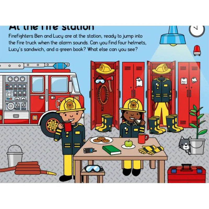 Let's Pretend: Firefighter Set (Hardback) Priddy