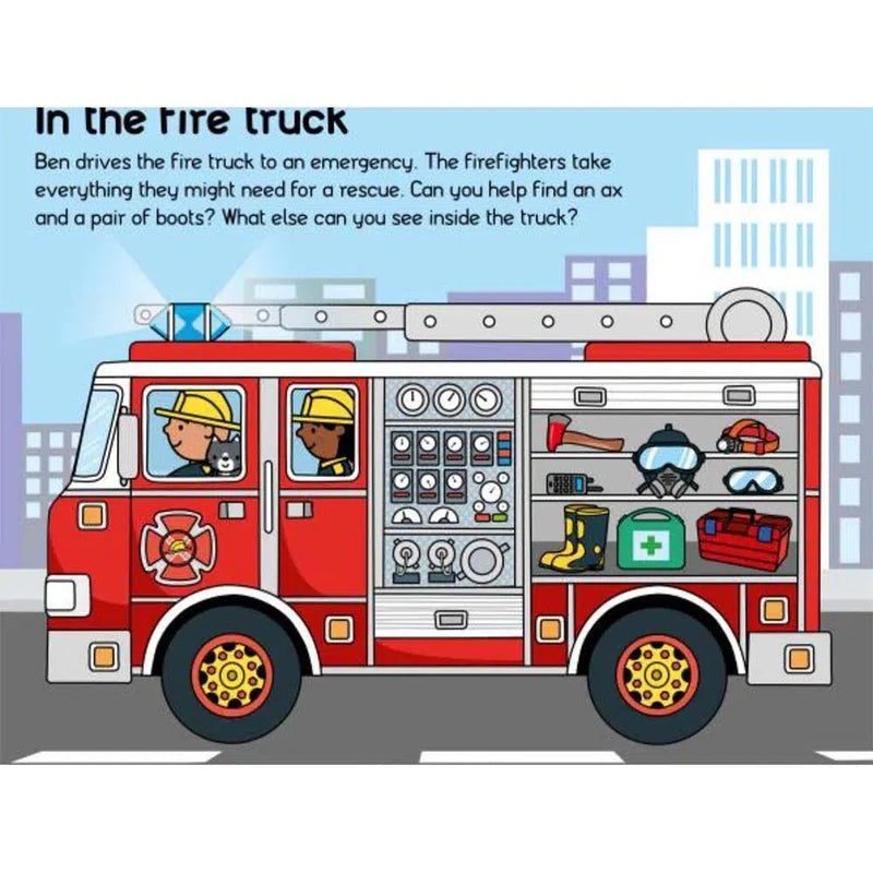 Let's Pretend: Firefighter Set (Hardback) Priddy