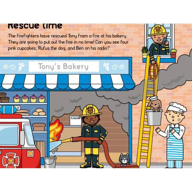 Let's Pretend: Firefighter Set (Hardback) Priddy