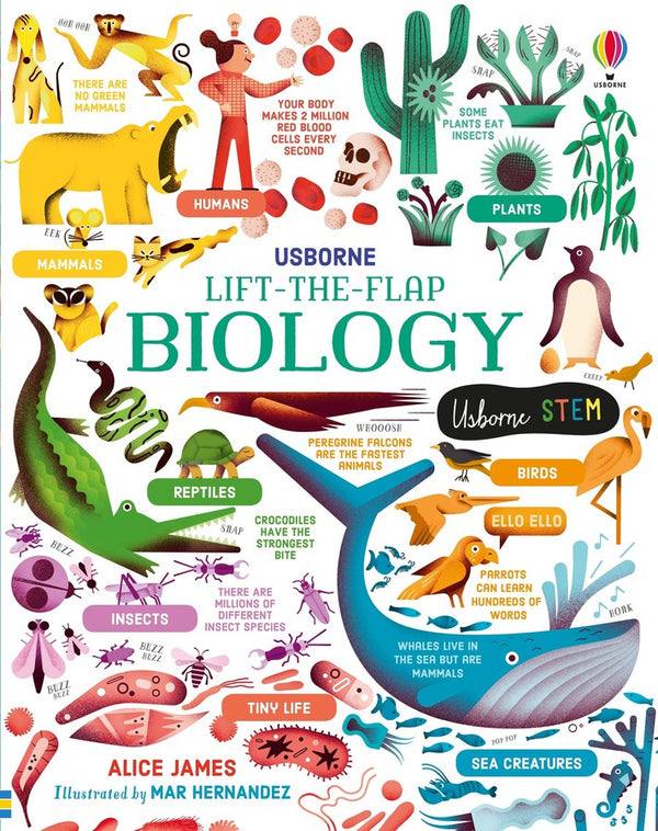 Lift-the-Flap Biology-Children’s / Teenage general interest: Science and technology-買書書 BuyBookBook