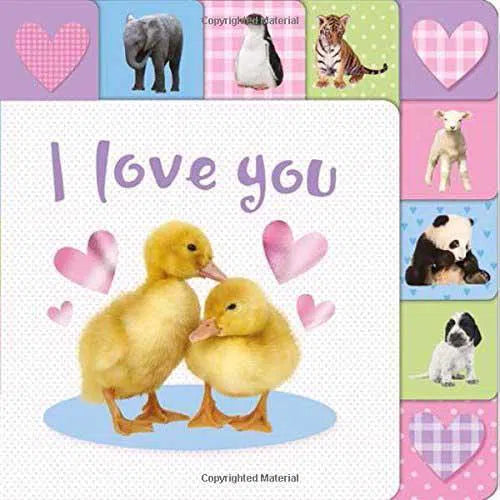 Lift-the-Flap Tab - I Love You (Board Book) Priddy