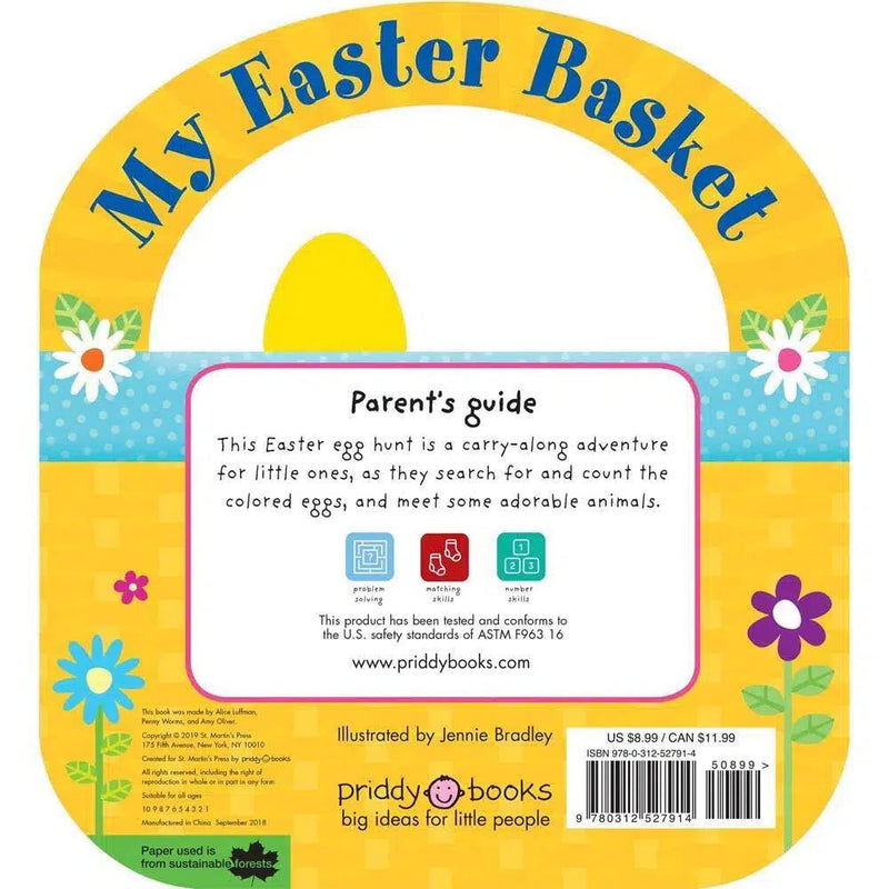 Lift-the-Flap Tab - My Easter Basket (Board Book) Priddy