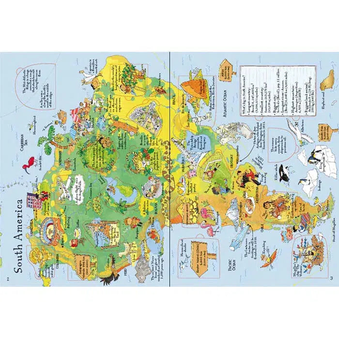 Lift-the-flap picture atlas Usborne