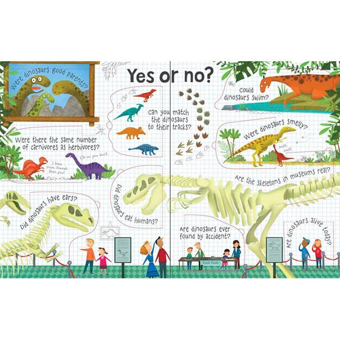 Lift-the-flap Questions and Answers About Dinosaurs Usborne